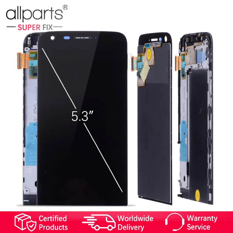 

Display For LG G5 LCD Touch Screen with Frame Digitizer For LG G5 LCD Replacement Screen For LG G5 Display Original 5.3'' H850