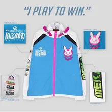 Hot Game OW D.VA Hoodie Jacket Cosplay Coats Animation outfit look chaquetas mujer clothing for men and women free shipping