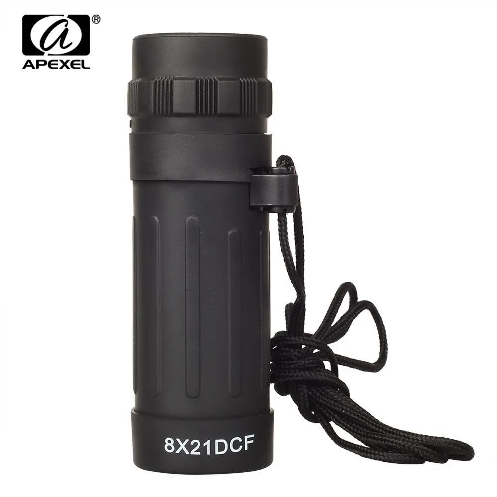 

APEXEL 8X21&10X25 Telephoto Monocular Portable Lens Zoom 1000m Foldable HD Powerful Mini Compact Telescope For Outdoor Hunting