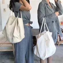 Модные холщовые продуктовые вместительные сумки для покупок холщовые твердые складной продуктовый Sac складной торговый тотализатор