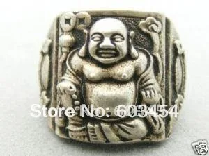 

Tibetan handwork Engraving Buddha good luck ring / Shipping 1Pcs