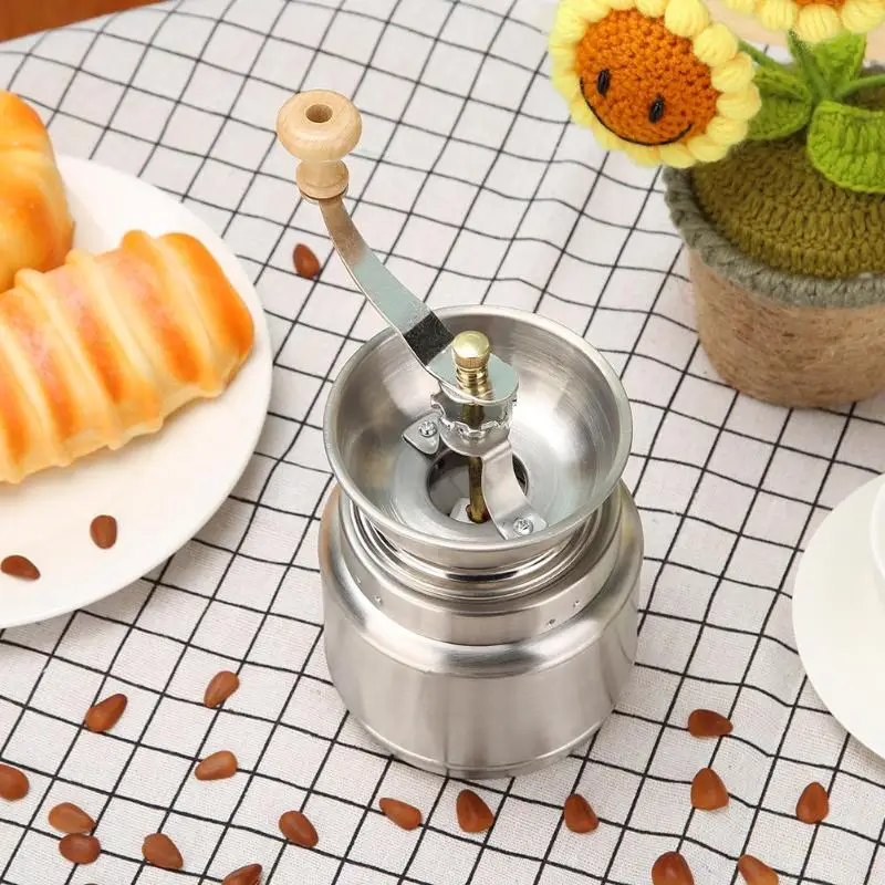 Нержавеющая сталь ручная кофемолка Bean Pepper Spice Burr Mill инструмент мини кофе Bean Grinder кухонная мельница шлифовальный инструмент