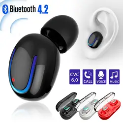 YISHANGOU Q13 СПЦ мини-гарнитура Bluetooth Беспроводной Bluetooth двойной наушники Handfree стерео наушники с микрофоном для наушников