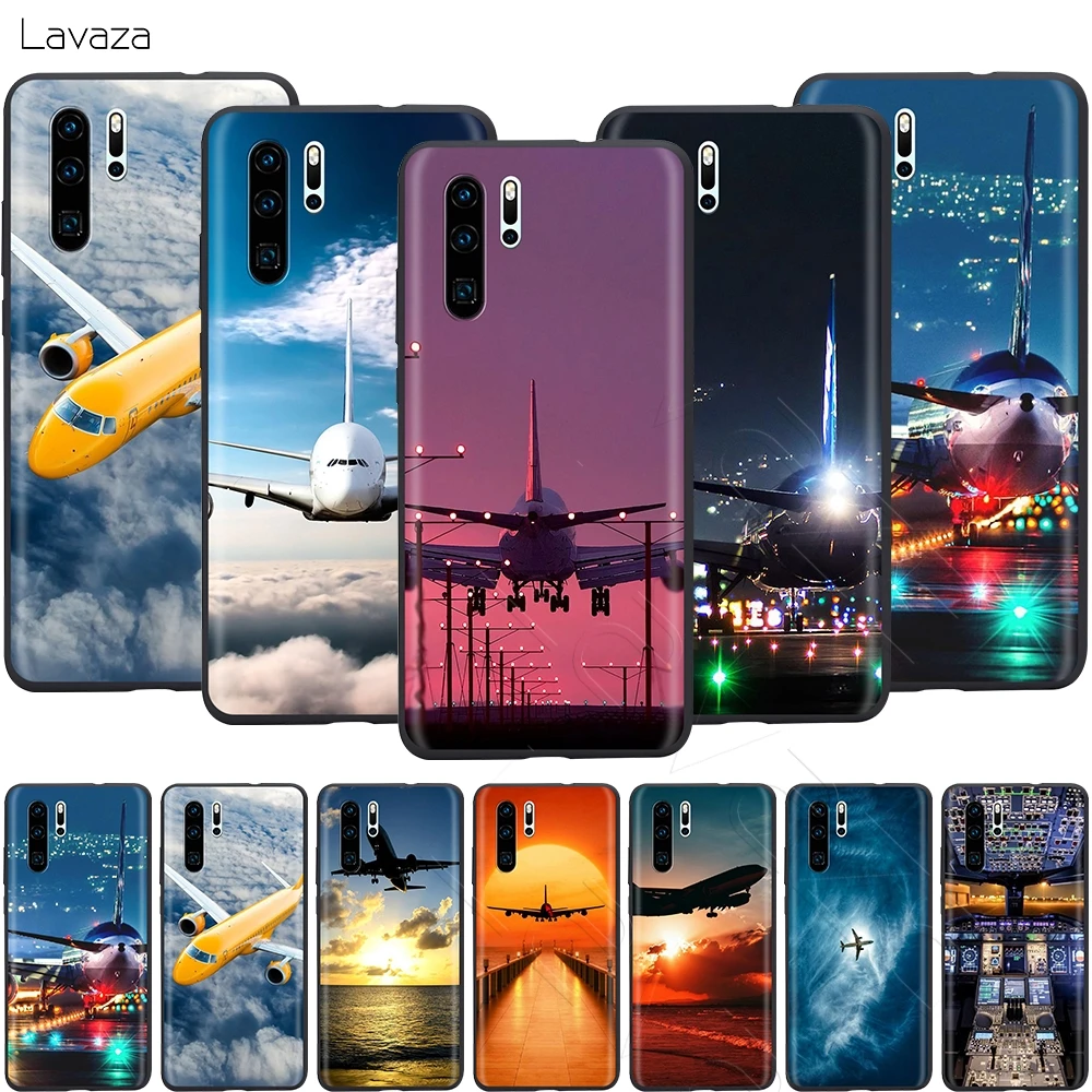 Lavaza Aircraft Airplane Fly Travel Cloud Plane Case for Huawei Mate Y7 Y9 P8 P9 P10 P20 P30 P40 Max Lite Pro P Smart Mini |