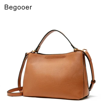 

Genuine Leather Women's Shoulder Bags Soft Cow Leather Woman Bag Crossbody Brand Women Handbag High Quality Satchel Bag Female