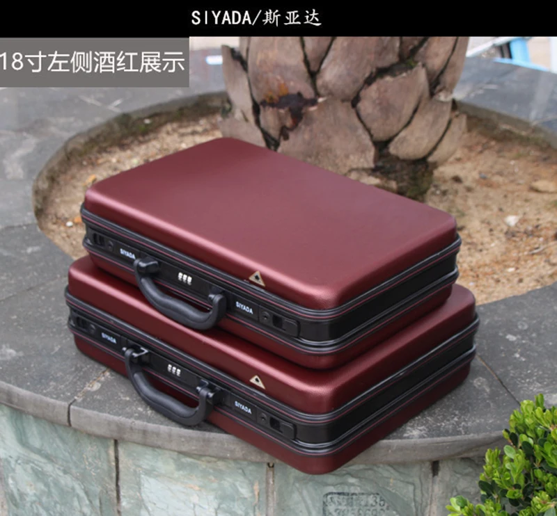 

ABS Aluminium frame tool case toolbox Business advisory suitcase Man portable suitcase briefcase two colors