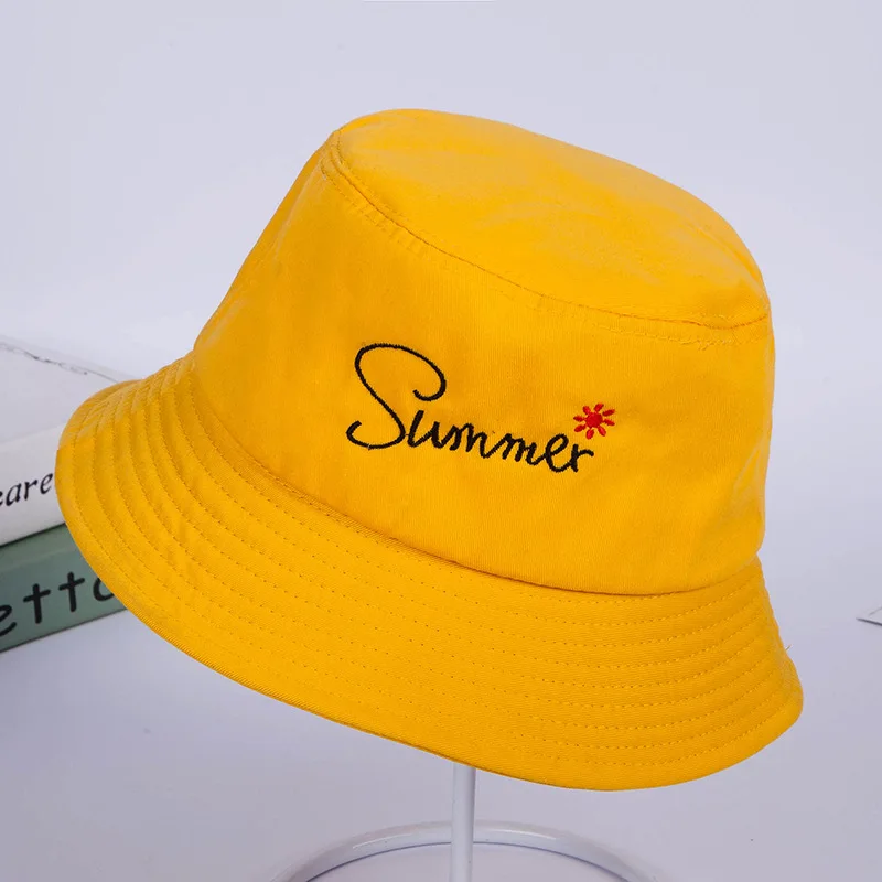 

2019 Summer Letter Embroidery Fisherman Cap For Men For Women Hats Caps Summer-Autumn 5 Color Fishing Outdoor Caps Unisex Hats