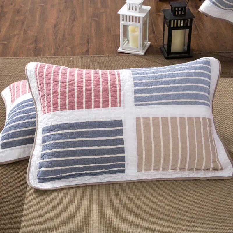 Quilting quilt Pujiang American pure cotton yarndyed hand quilt three sets of air-conditioned summer quilt bed cover wholesale Quilting quilt Pujiang American pure cotton yarndyed hand quilt three sets of air-conditioned summer quilt bed cover wholesale