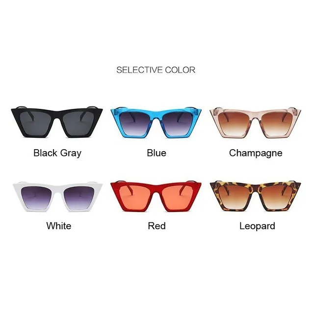 Fashion Square Sunglasses Women Designer Luxury Man/Women Cat Eye Sun Glasses Classic Vintage UV400 Outdoor Oculos De Sol 5