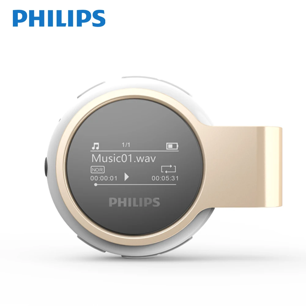 Philips HIFI Lossless Fullsound студенческий мини A-B Повтор для шагомеры для бега спортивный MP3-плеер SA5608