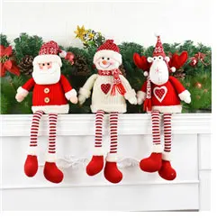 Рождественские украшения для дома Санта-Клаус Снеговик Рождественская Кукла рождественские украшения Navidad вечерние украшения Рождественский подарок