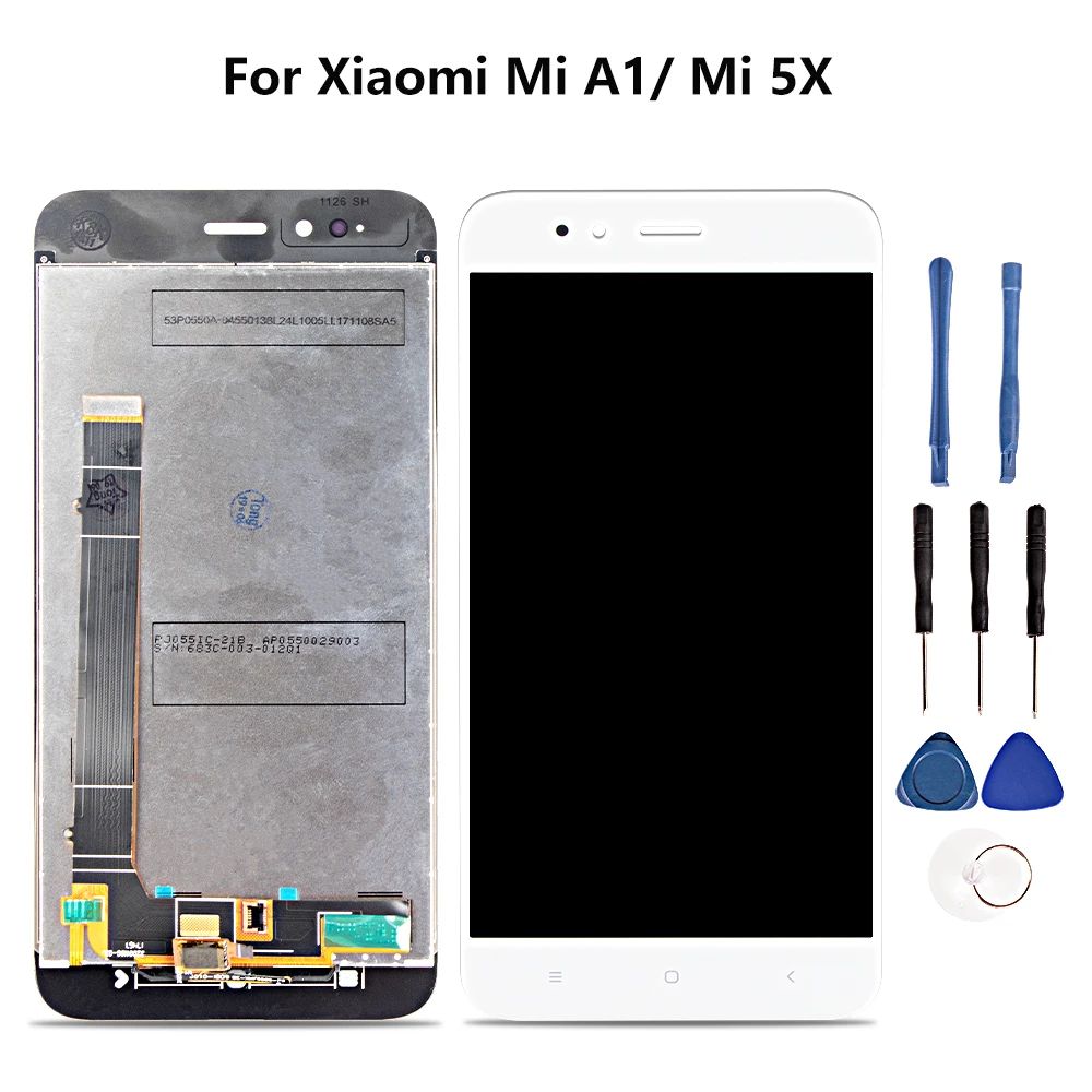 Pаспродажа ЖК для Xiaomi mi A1 mi 5X ЖК дисплей с сенсорным экраном 5,5 дюйма для Xiaomi mi A1 mi 5X Замена