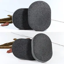 Губка из черного бамбукового угля из ПВА 1 шт. мягкая Толстая натуральная Глубокая очистка пор стиральная лицо пилинг лица Косметическая пуховка для макияжа