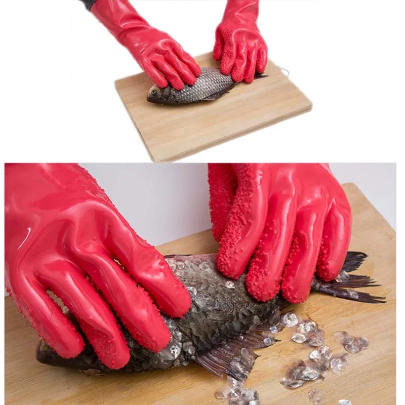 

Kitchen Gloves Potato peeling Vegetables Tater Peeler Easy Fish Scales Peel Waterproof Cooking Tools