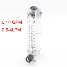LZT-15T расходомер жидкости Adujustale 0,1-1 gpm 0,5-4 LPM расходомер воды