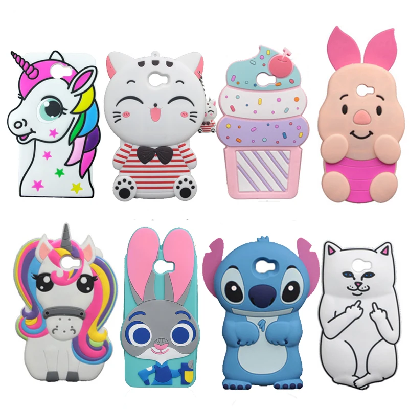 

Y5 II Cute Rabbit Soft Case For Huawei Honor 5A LYO-L21 Y6 Elite / Y6II Compact / Y5II Y5 2 Cat Cover Stitch Horse Sulley Cases