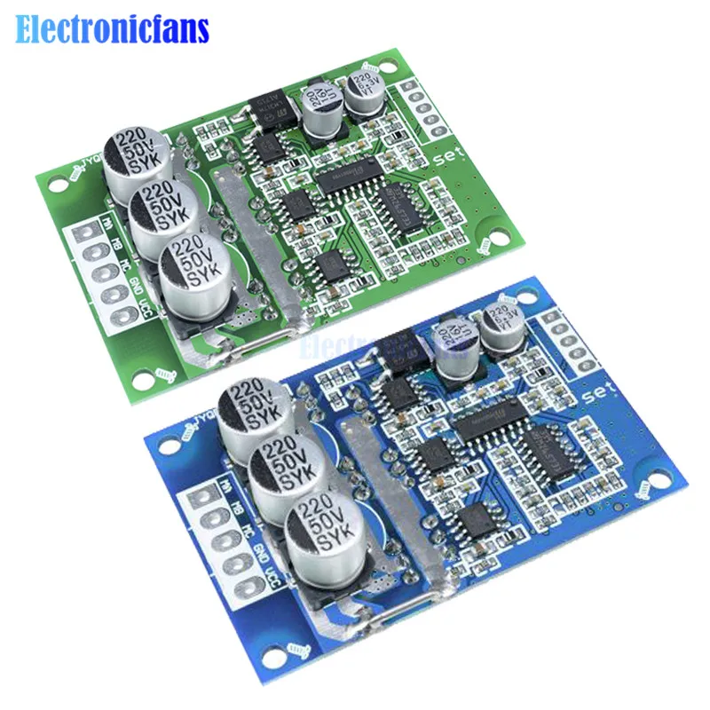 

DC 12V-36V 24V 500W PWM Brushless Motor Controller Hall Motor Balancing Automotive Balanced BLDC Car Driver Control Board Module