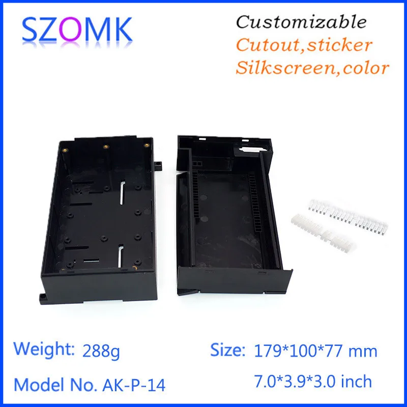 wall mount plastic din rail box instrument enclosure szomk plastic box for electronics project din rail control housing box plastic case (5).jpg