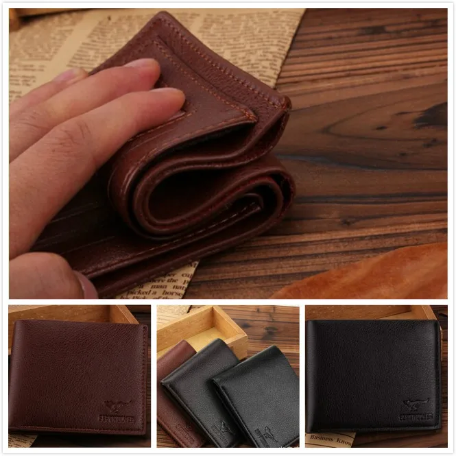 Monogram Leather Wallet For Men
