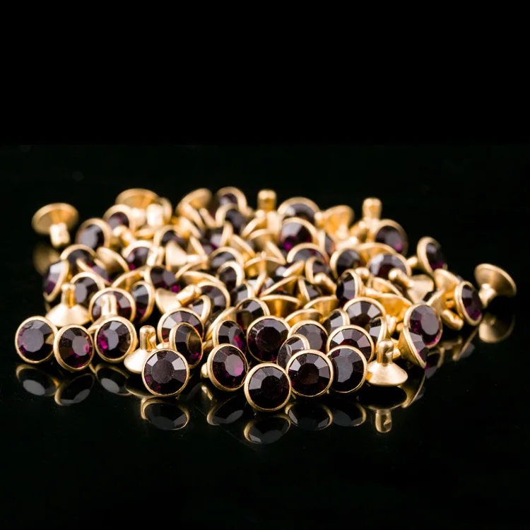 10 pieces Trimits Sew-on Rhinestones Multi