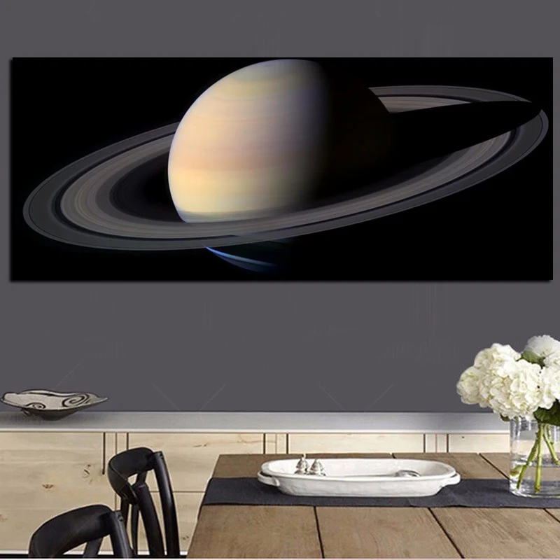 HD Print 3D Abstract Universe Galaxy Planet Painting on Canvas Wall Art Pictures Poster Decor For Living Room Cuadros No frame