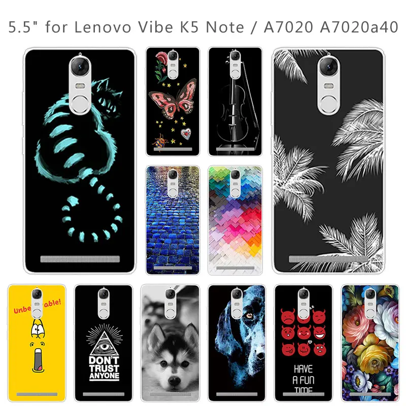 Чехол для Lenovo K5 Note роскошный защитный чехол Vibe A7020 a7020 5 дюймов Capa Funda Brick Road Couqe |