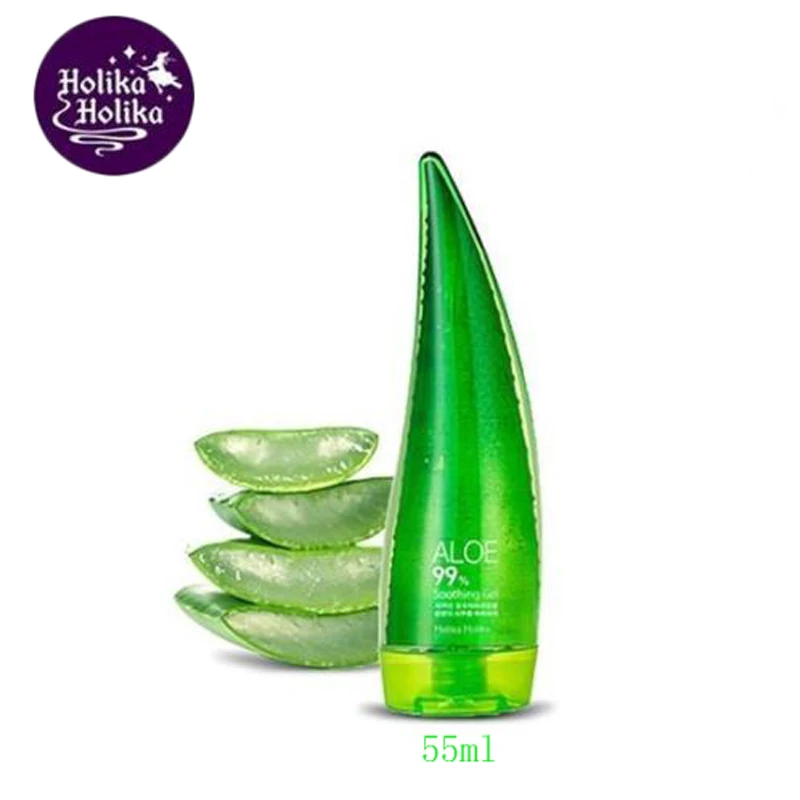 HOLIKA HOLIKA Aloe 99% Soothing Gel 55ml Aloe Vera Gel Skin Care Face Cream Acne Treatment Anti Winkle Whitening Moisturizing HOLIKA HOLIKA Aloe 99% Soothing Gel 55ml Aloe Vera Gel Skin Care Face Cream Acne Treatment Anti Winkle Whitening Moisturizing