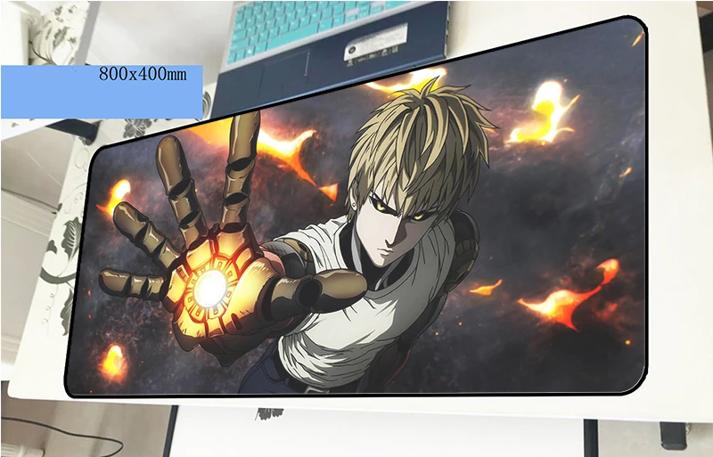 Коврик для мыши ONE PUNCH-MAN 80x40 см, толстые коврики для мыши, лучший игровой коврик для мыши для геймера, персонализированные коврики для мыши, клавиатура, ПК, коврик