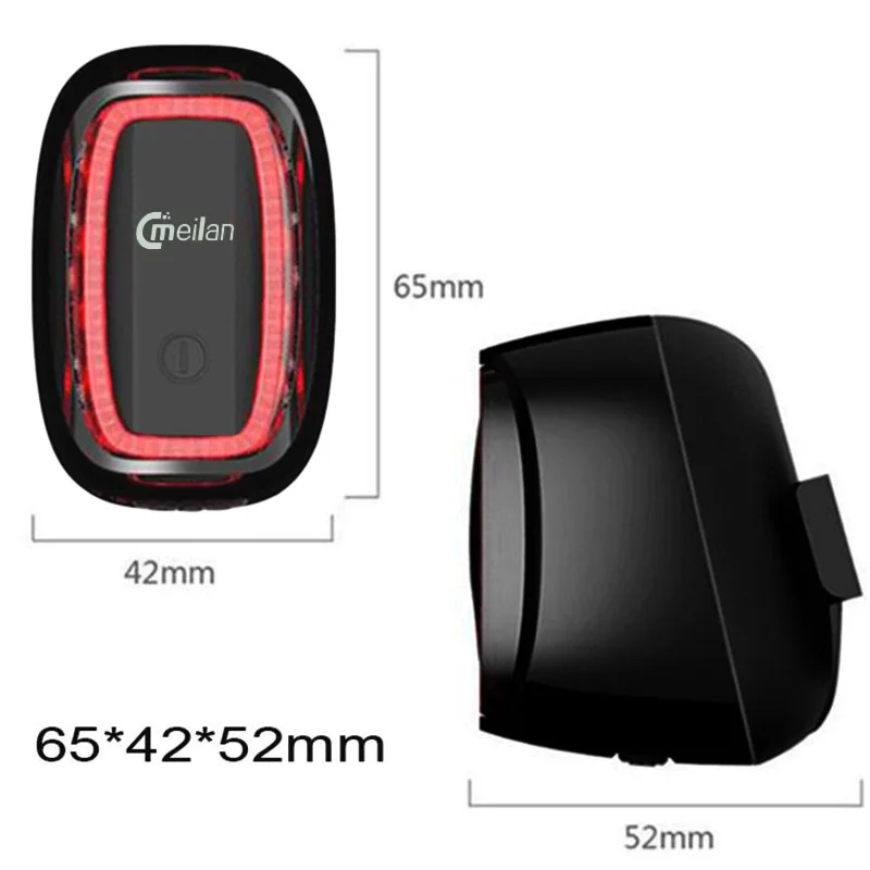 Best Meilan X6 Bicycle Rear light USB Bike light lamp Rechargeable intelligent Light-sensit Cycling Led cycling accessorie 13 Best Meilan X6 Bicycle Rear light USB Bike light lamp Rechargeable intelligent Light-sensit Cycling Led cycling accessorie 13