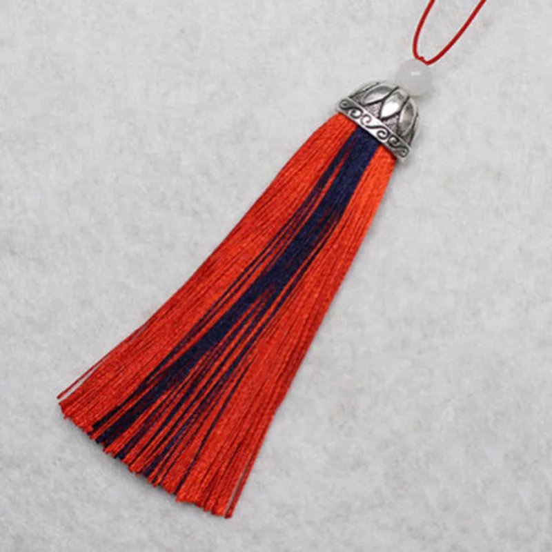 

New arrival Cotton tassels Tasbih 7 Colors Bead tassel Two-color matching Metal and cotton Misbaha fringe