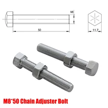 Boulon de réglage de chaîne M8, pour Suzuki RMZ250 RMZ450 2005-2018 RM125 RM250 RMX450Z DRZ400SM RM 125 250 RMZ 250 450 RMX 450Z DRZ 400SM