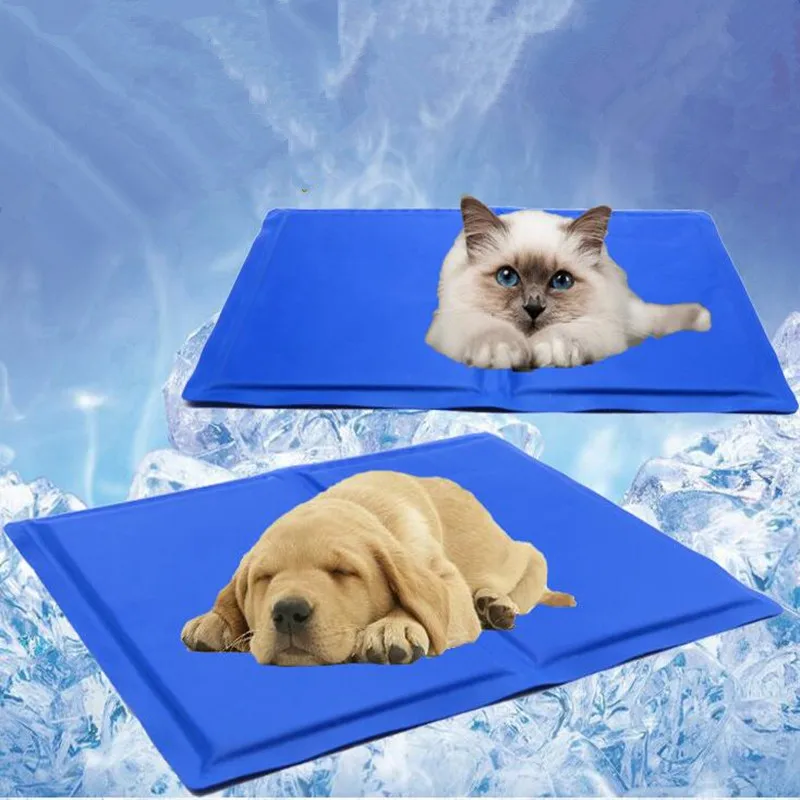 Dog Canine Pet Bed Cooler Mat Pad Cool Gel Non Toxic Pet Cooling Pad