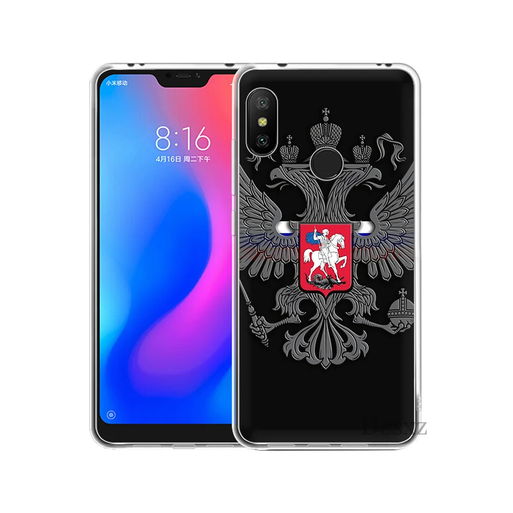 Жесткий чехол Gerleek для телефона с российским флагом eaglefor Redmi 7 GO 4 Prime 3S 6 6A 3 Pro 4Pro S2 4A
