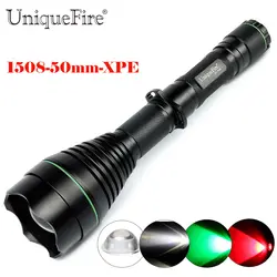 UniqueFire 1508-50mm-XPE 3 режима регулируемый светодиодный фонарик Перезаряжаемые лампы факел, IP67 водонепроницаемая лампа фонарь для 18650 Батарея