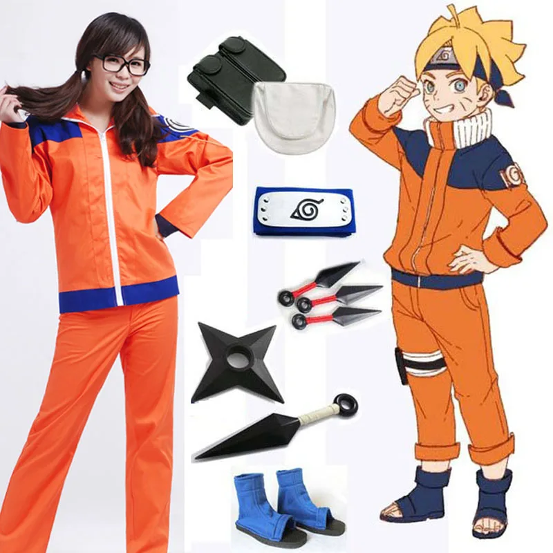 Anime Naruto Cosplay Costume Uzumaki Cosplay 1 Generation 1nd Full Set Clothes