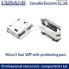 USB 2.0 MK5P Type A Female Micro 5 foot patch positioning column Mouth Straight Vertical Connectors Needle Welding Wire PCB DIY ► Photo 1/6