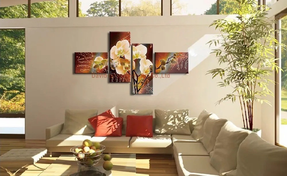 4-Piece-Wall-Art-No-Framed-Modern-Abstract-font-b-Acrylic-b-font-font-b-Flower (7)