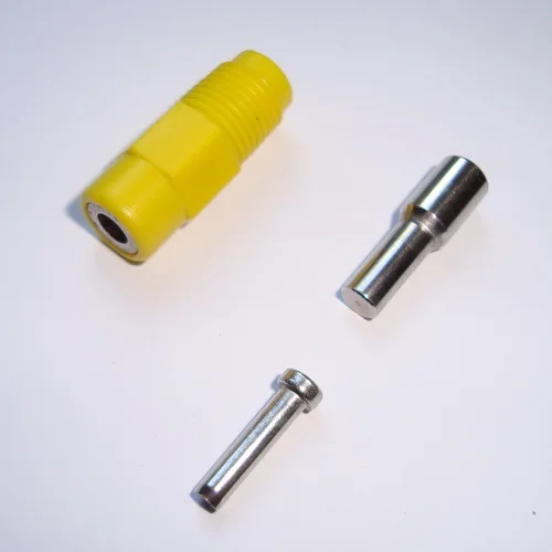 

20PCS screw yellow poultry chicken bird quial nipple drinker waterer double seal