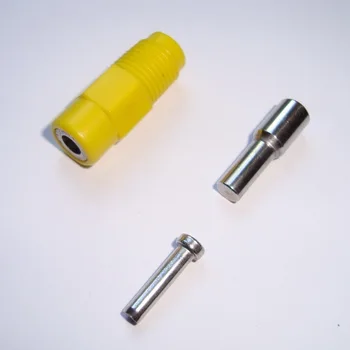 

20PCS screw yellow poultry chicken bird quial nipple drinker waterer double seal