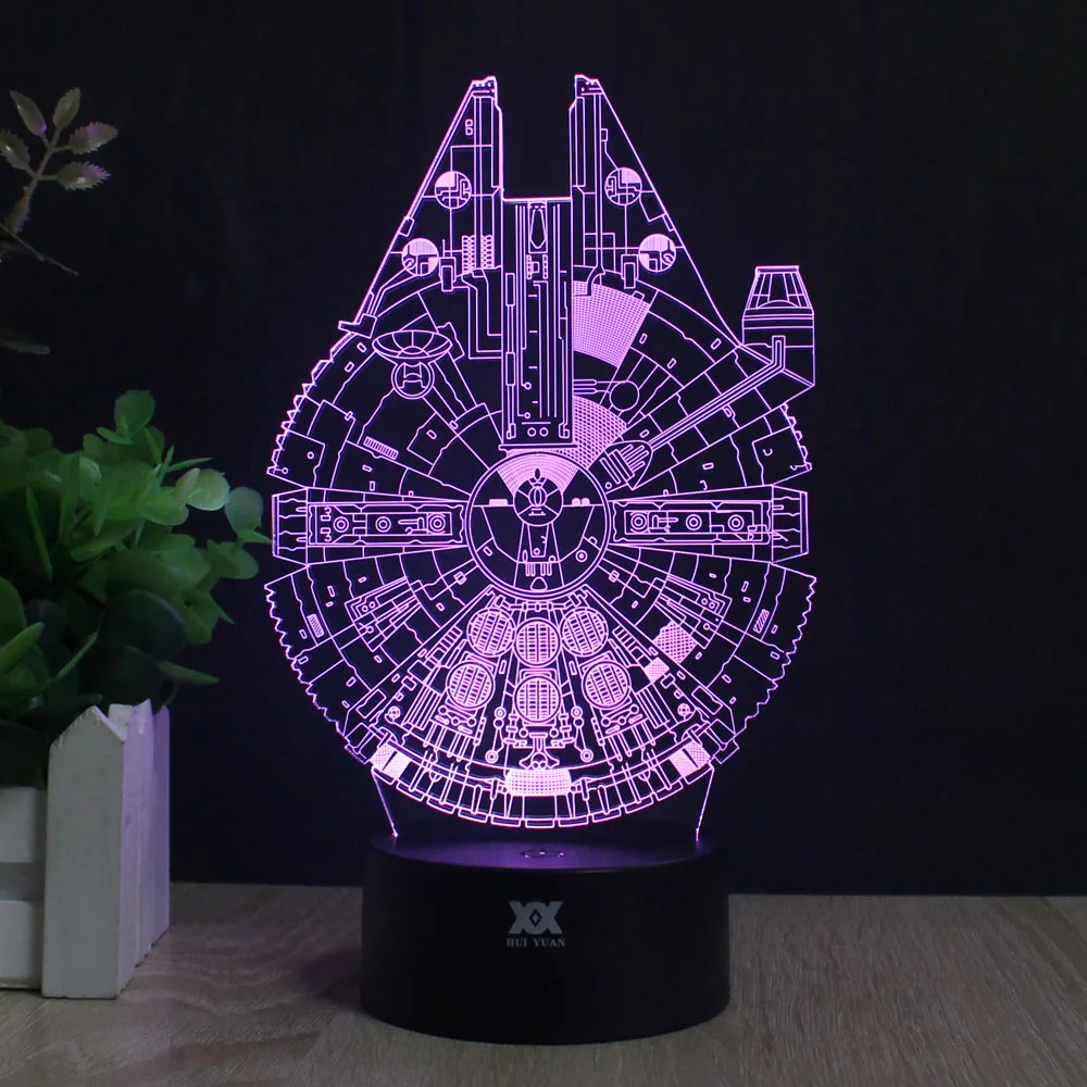 Звездные войны Звезда смерти лампа AT BB 8 3D LED Новинка ночные светильники USB