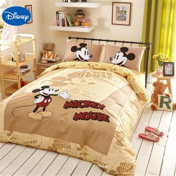 

Disney Authentic Mickey Mouse 3D Printed Bedding Set for Boys Bedroom Decor Cotton Bed Sheet Duvet Cover set no Filler