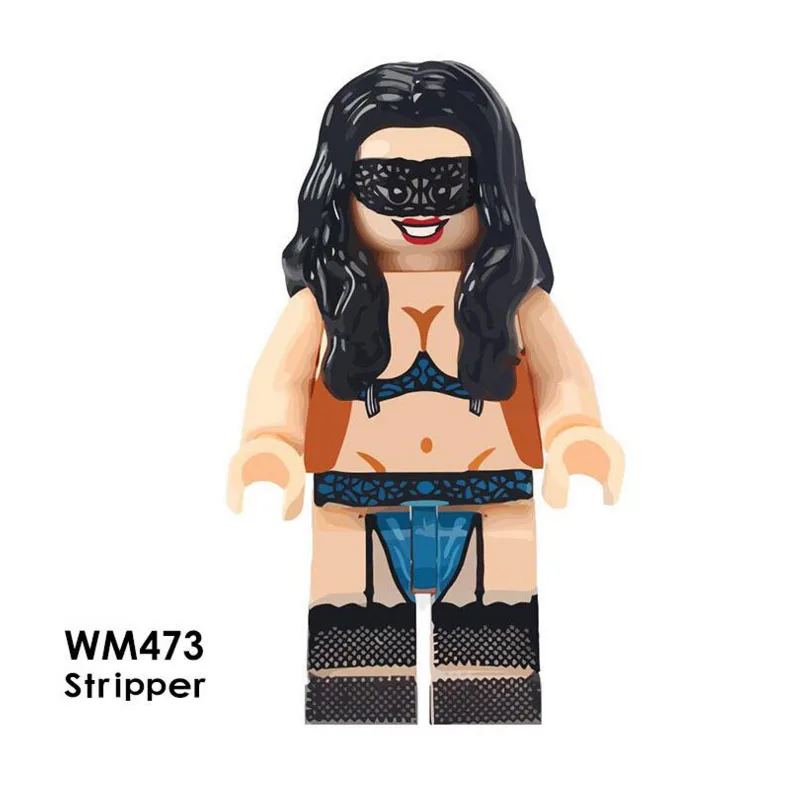 

Single Sale Super Heroes Star Wars 473 stripper Model Mini Building Blocks Figure Bricks Toy kids gift Compatible Legoed Ninjaed