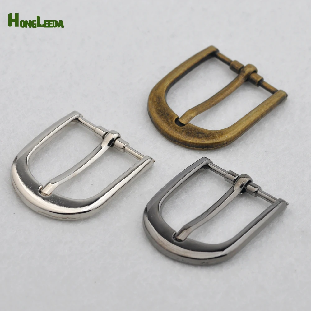 20pcs/lot 25mm 1inch Simple Zinc Alloy Metal Buckle Pin Shinny Nickle