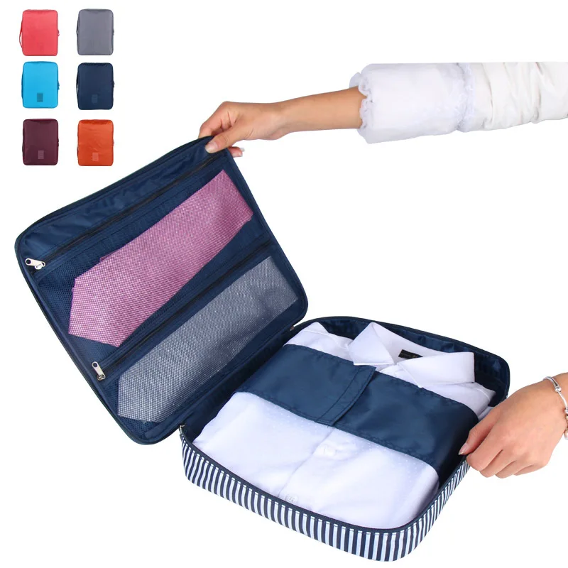 HAOCHU Men Tie Shirt Storage Bag Business Trip Waterproof Travel Portable Bags Anti Wrinkle