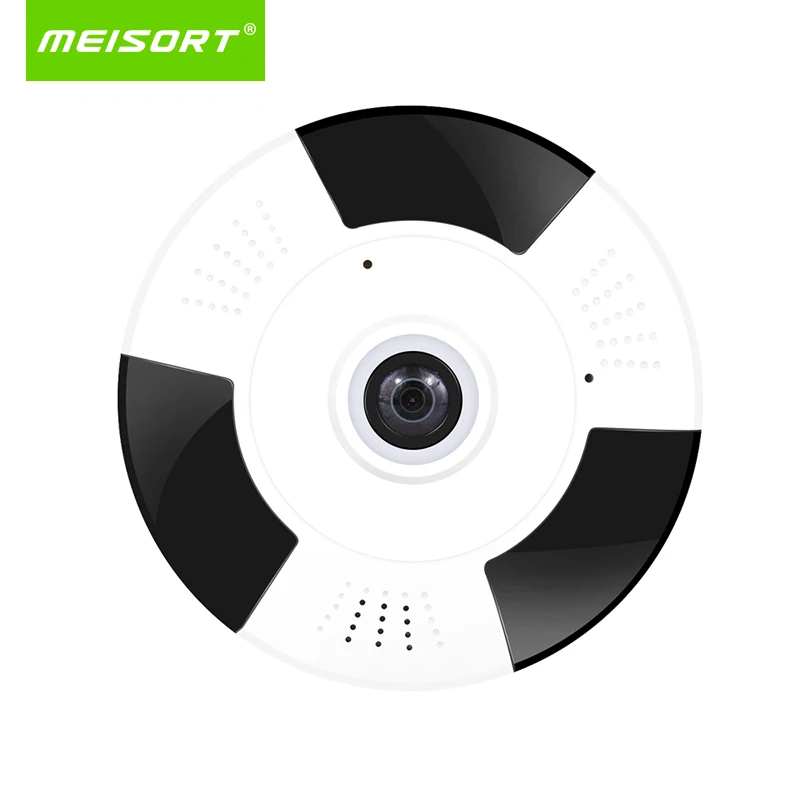

Meisort 1080HD ip Camera Panoramic Fisheye 360 Degree wifi wireless network Surveillance Security night vision ip camera webcam