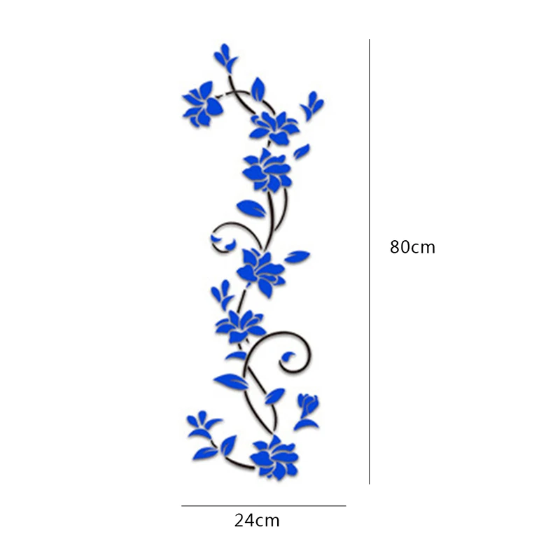 DIDIHOU настенные наклейки с виноградной лозой домашний Декор большие бумажные цветы Гостиная Спальня наклейка на стену бумага сделай сам домашний Декор стены