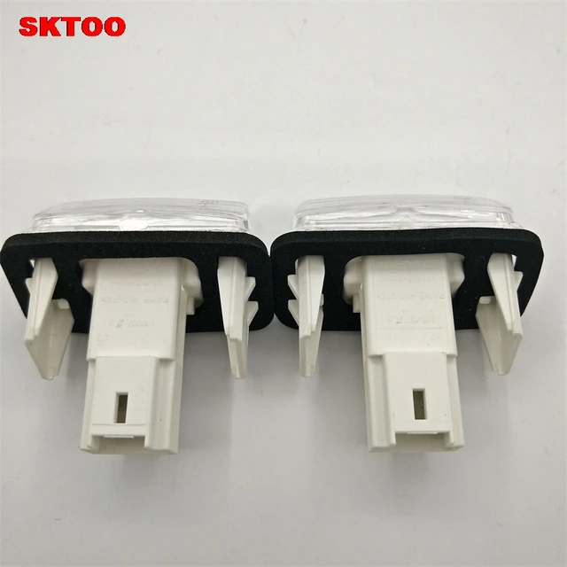 High quality License Plate Light Lamp Bulbs For Peugeot 206 207 306 307 308 406 407 5008 Partner Citroen C3 C3 Ii C3 C4 C5 5