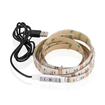 

1M Waterproof LED Strip Light SMD 5050 Flexible RGB Light USB Powered 5V Led Strip Diode Tape For Home Holiday Decoration