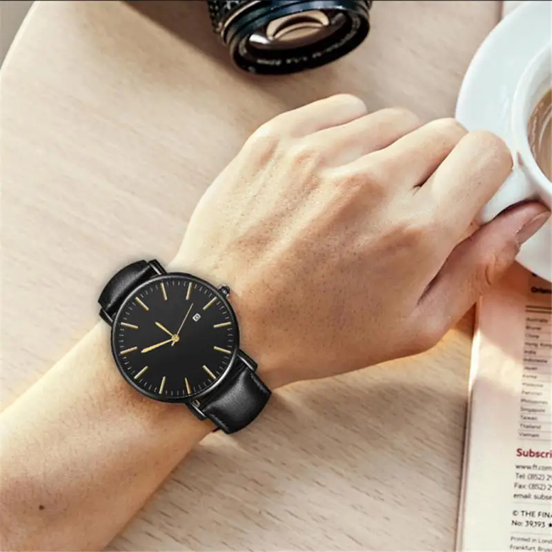 Бизнес повседневные дизайнерские часы из нержавеющей стали пара кварцевые аналоговые наручные мужские кварцевые спортивные часы Relogio Masculi подарок