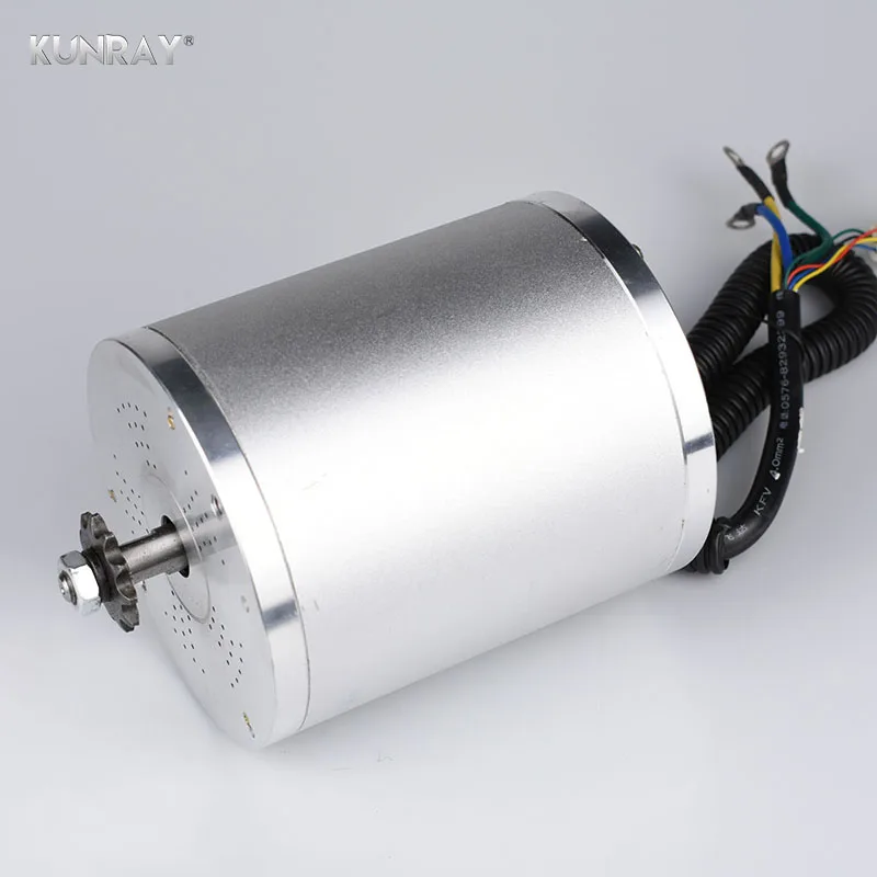 Top 48V 60V 2000W Brushless DC Motor Electric Motor For Electric Vehicle With Controller, Chain And Throttle Scooter Conversion Kit 2